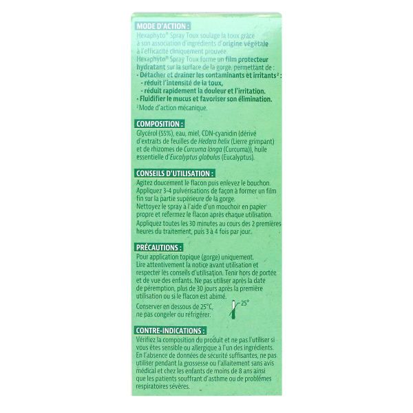 Hexaphyto spray toux +18 ans 30ml