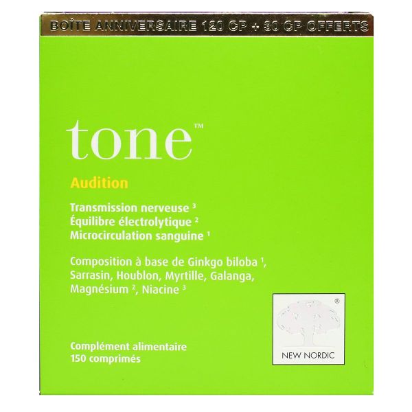 Tone audition 120 + 30 comprimés offerts