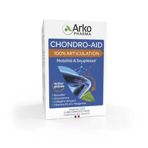 Chondro Aid 100% articulation prise en charge globale 60 gélules
