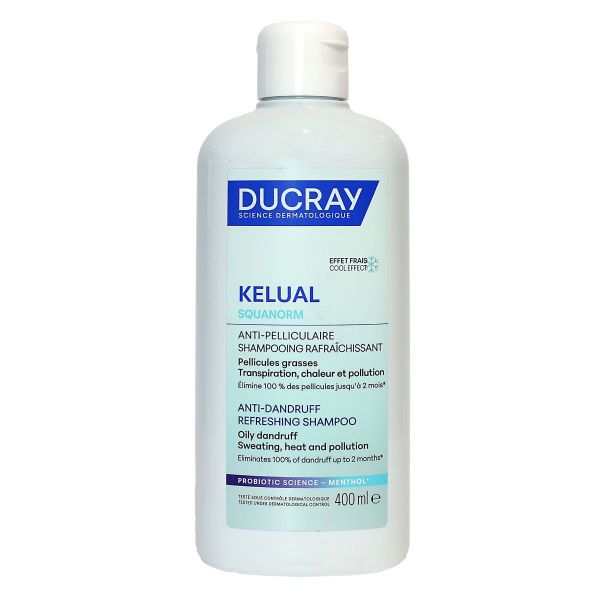 Kelual Squanorm shampoing rafraichissant anti-pelliculaire 400ml