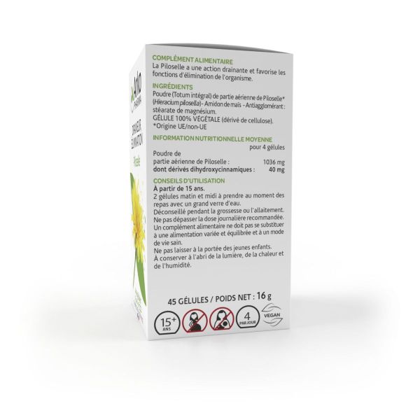 Arkogélules piloselle 45 gélules