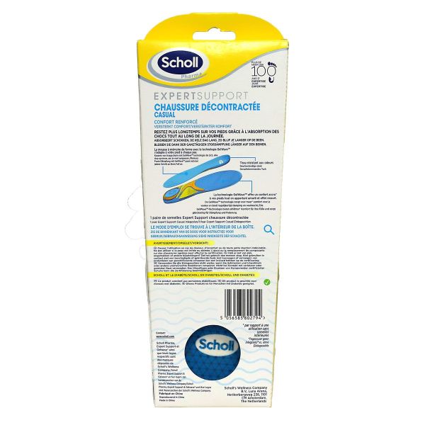 Expert Support 1 paire de semelles chaussures décontractées S 35,5-40,5