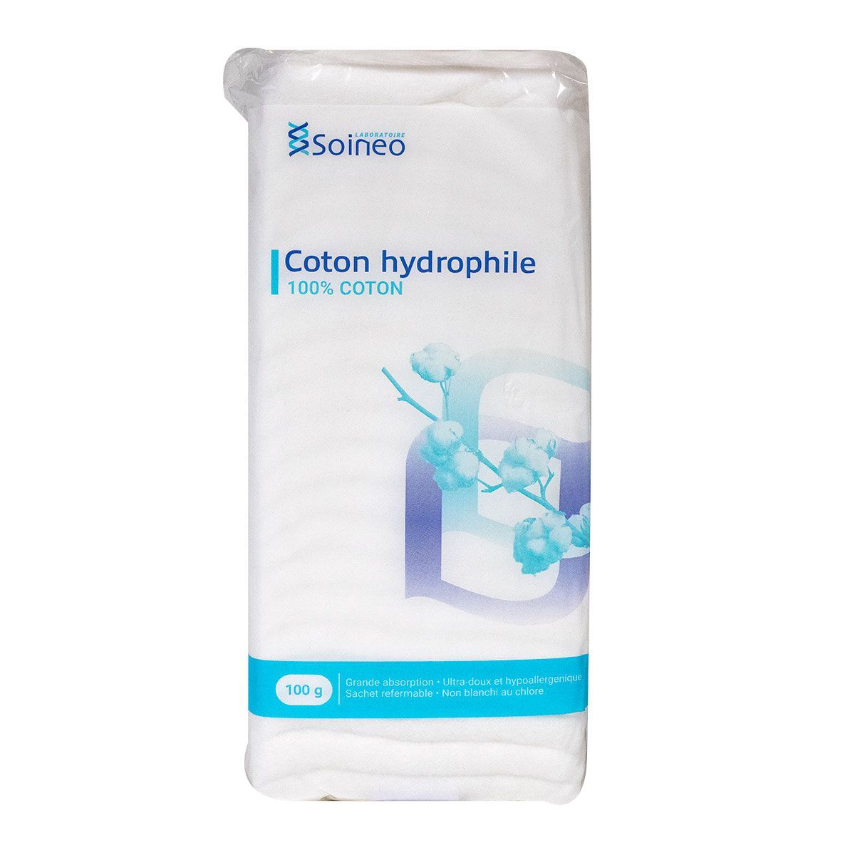 Steripan Coton Hydrophile Dermatologique Prédécoupé 100 g Lot de 2 