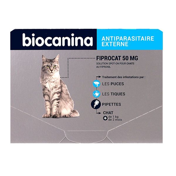 Fiprocat 50mg 3 Spot-On