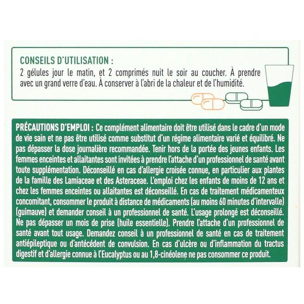 Nez Gorge formule jour et nuit 10 gélules + 10 comprimés