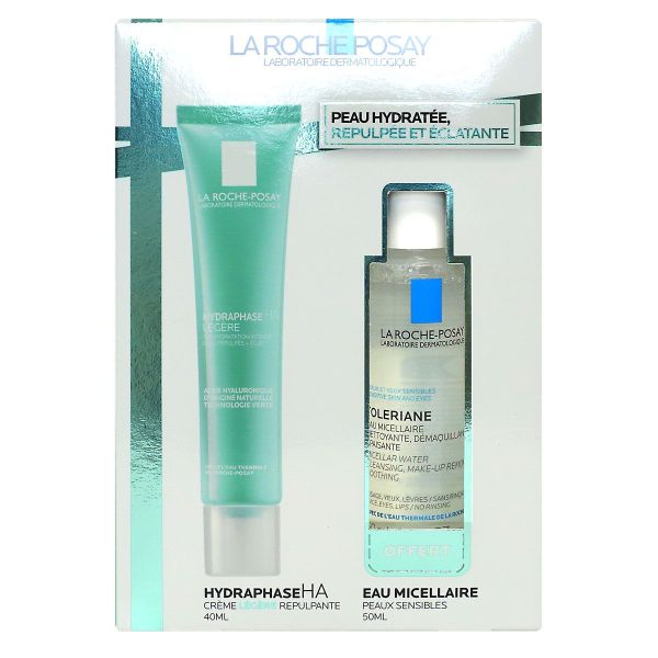 Hydraphase HA légère creme à l'acide hyaluronique 40ml + Toleriane eau micellaire 50ml offert