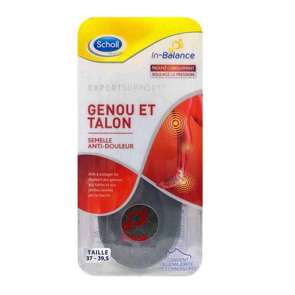 Expertsupport 2 semelles anti-douleur genou et talon 37-39,5