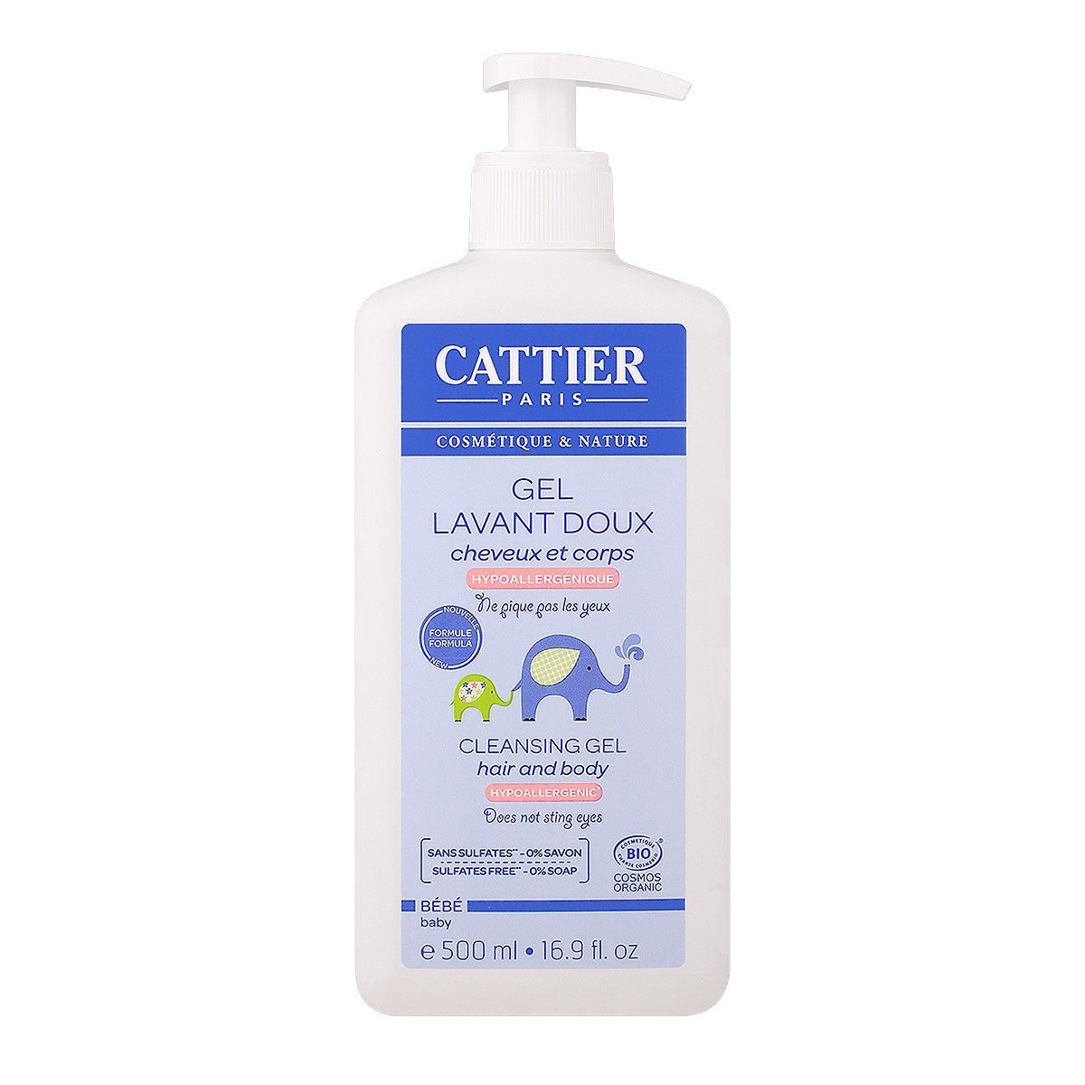 Le Gel Lavant Doux Bio Cattier Est Utilise Pour Laver Ls Cheveux Fragiles Et La Peau De Bebe