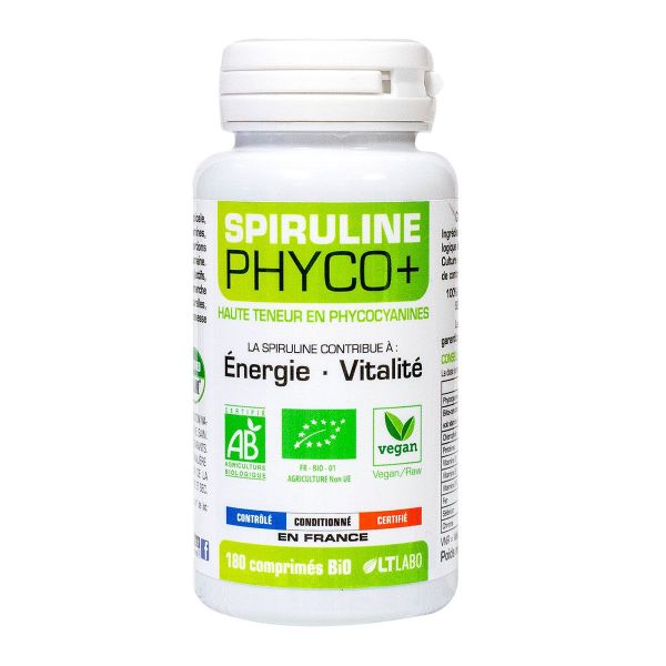 Spiruline Phyco+ bio 180 comprimés