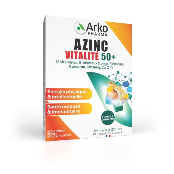 Azinc Senior 30 comprimés