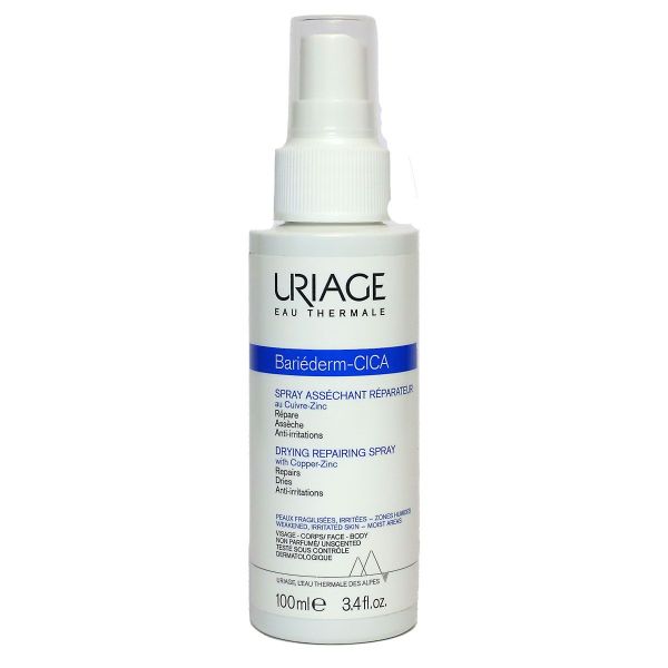 Bariederm Cica spray asséchant réparateur 100ml