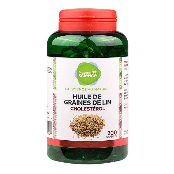 Huile de graines de lin 200 capsules