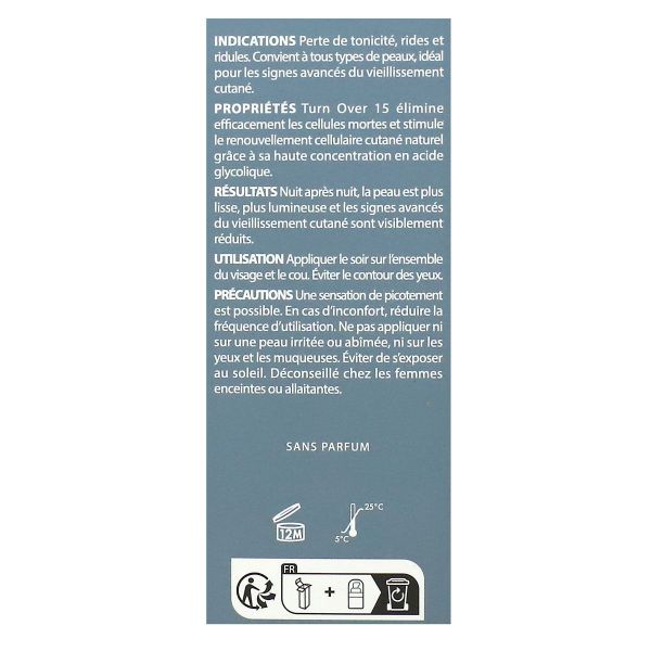 Turn Over 15 creme de nuit lissante Intense 40ml