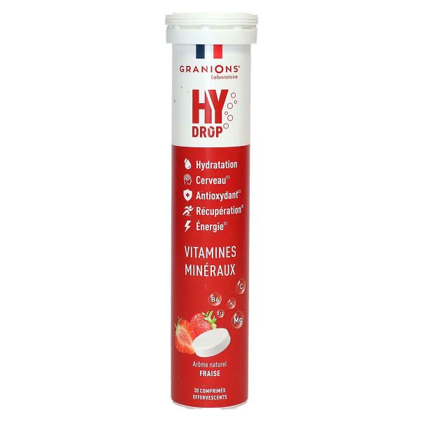 Hydrop hydratation fraise 20 comprimés