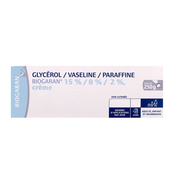 Glycerine vaseline paraffine crème 250g