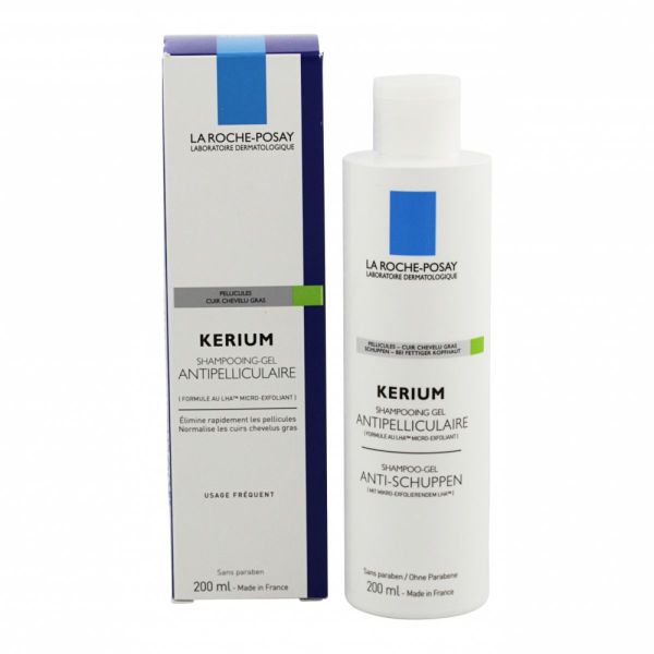 Kerium shampoing cuir chevelu gras 200ml