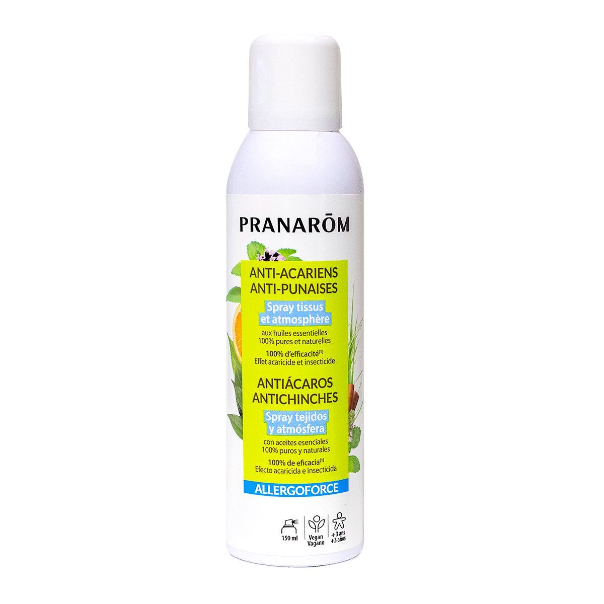 Pranarôm Allergoforce Spray Anti-acariens Anti-punaises - 150ml - Pharmacie  en ligne