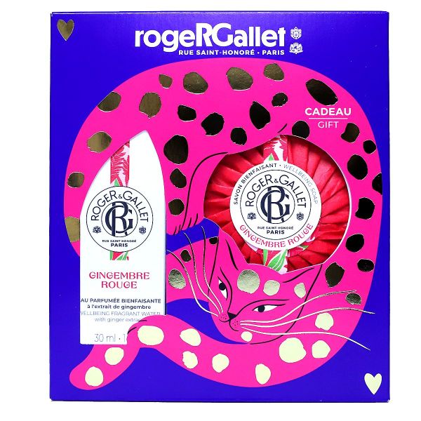 Coffret Gingembre rouge eau parfumée bienfaisante 30ml + savon bienfaisant 30g