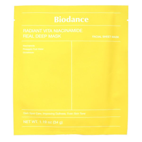Radiant Vita Niacinamide 1 lingette masque facial 34g
