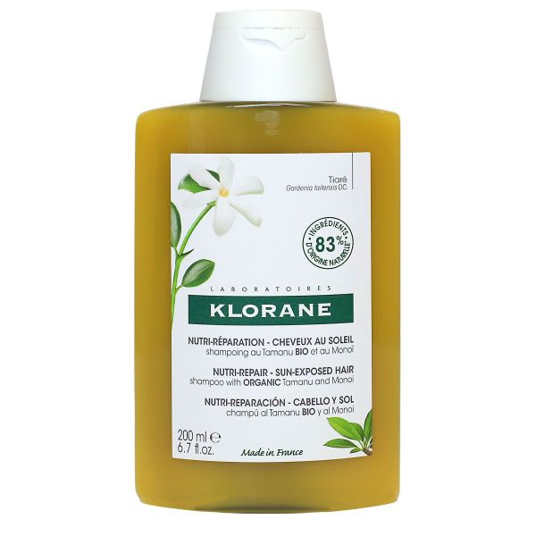 Nutri-réparation cheveux au soleil shampoing tamanu monoï 200ml