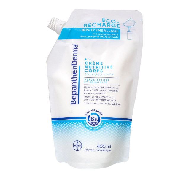 BepanthenDerma eco-recharge crème corps 400ml