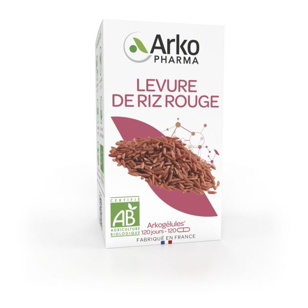 Arkogélules levure de riz rouge bio 120 gélules