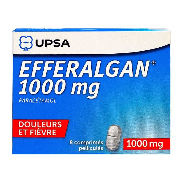 EfferalganTab 1g 8 comprimés