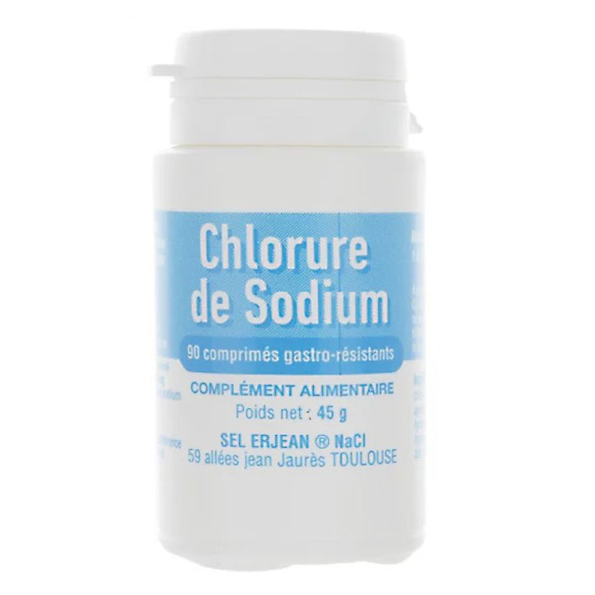 Sel sans chlorure de sodium 1kg de Aquafair