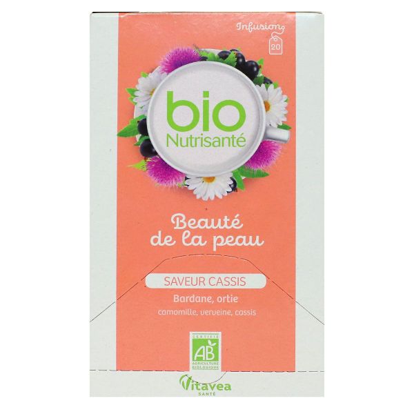 Infusion beauté de la peau cassis bio 20 sachets