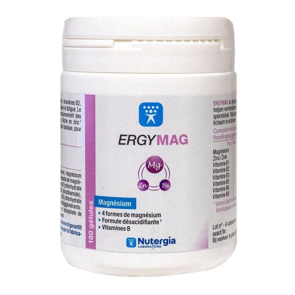 Ergymag magnésium 180 gélules