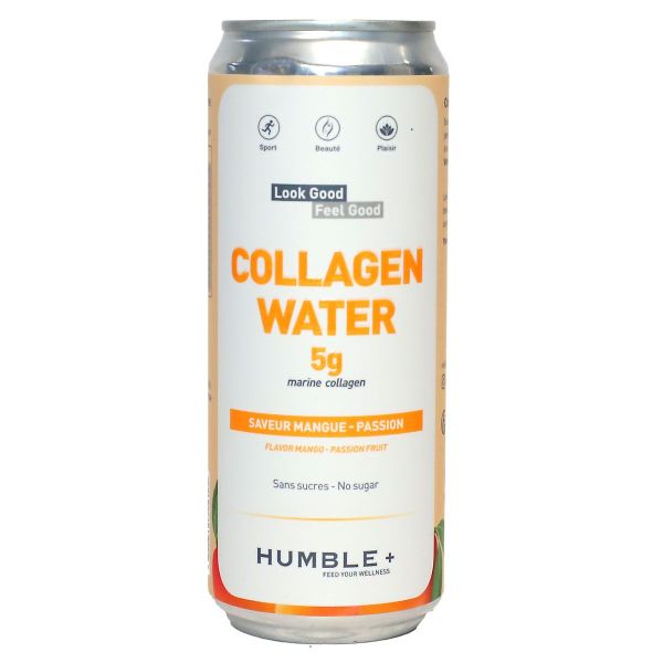 Eau pétillante au collagène mangue-passion 330ml