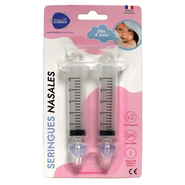 Bébé 2 seringues nasales