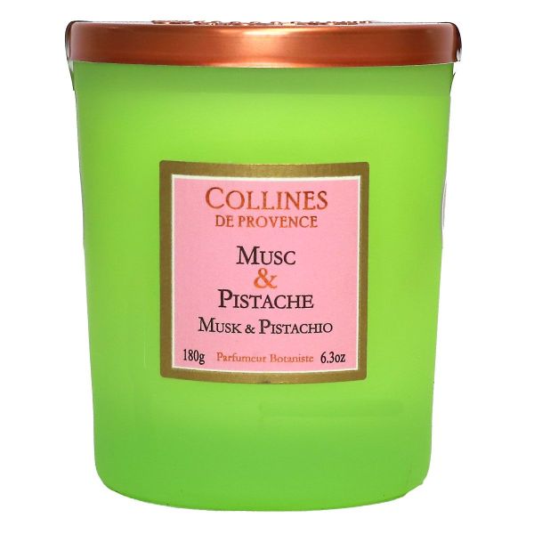 Bougie Musc et Pistache 180g