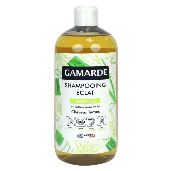 Shampooing éclat Aloe Vera cheveux ternes bio 500ml