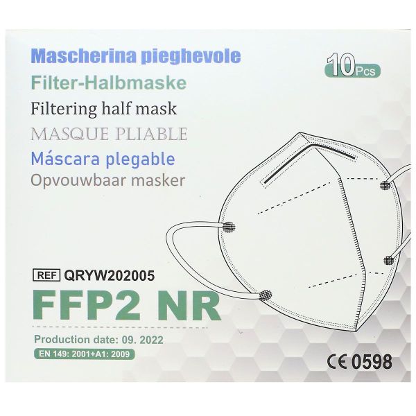 10 masques  FFP2 NR