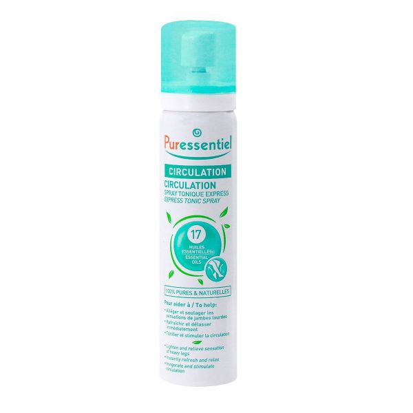 Spray circulation 17 huiles essentielles 100ml