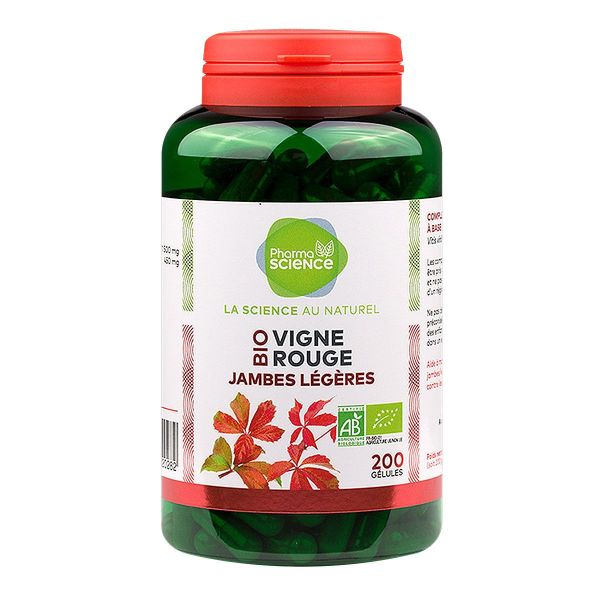 Vigne rouge bio 200 gélules