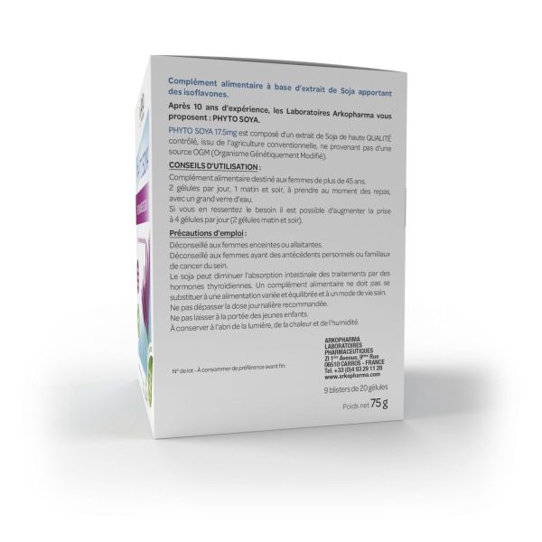 Phyto Soya expert ménopause 180 gélules