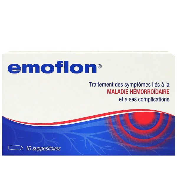 Emoflon hémorroïdes 10 suppositoires