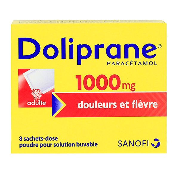 Doliprane 1000mg 8 sachets