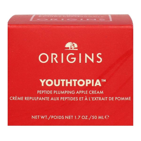 Youthtopia creme repulpante peptides + extraits pomme 50ml