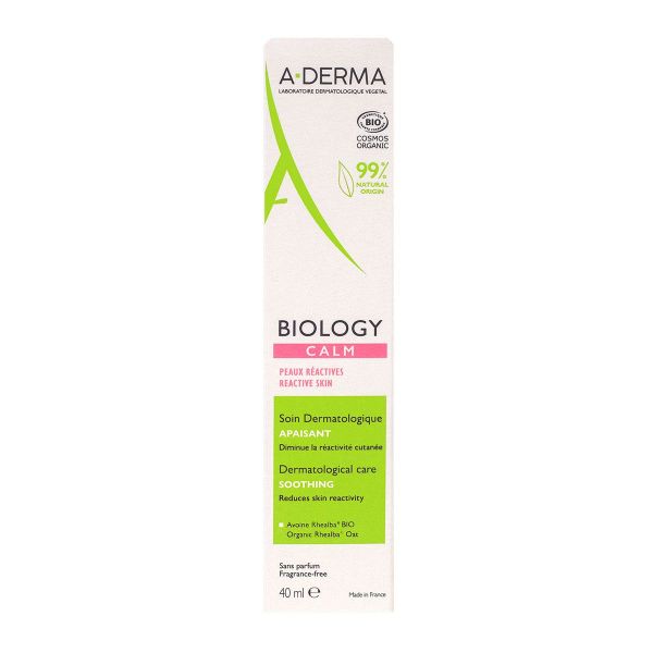 Biology Calm soin apaisant dermatologique bio 40ml