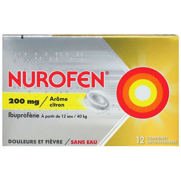 Nurofen 200mg 12 comprimés orodispersibles