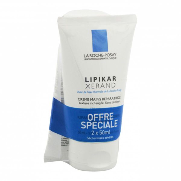 Lipikar Xerand crème main 2x50ml