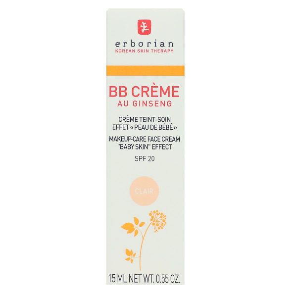 BB crème au ginseng soin effet peau de bébé SPF20 teinte claire 15ml