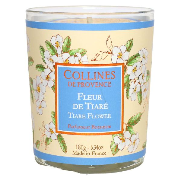 Bougie parfumée Fleur de Tiare 180g