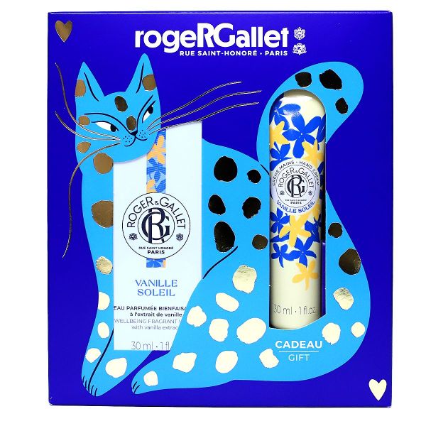 Coffret Vanille Soleil eau parfumée bienfaisante 30ml + creme mains bienfaisante 30ml