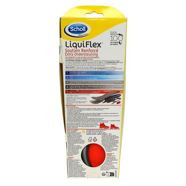 Liquiflex semelles soutien renforcé 5en1 femme S 35,5-40,5