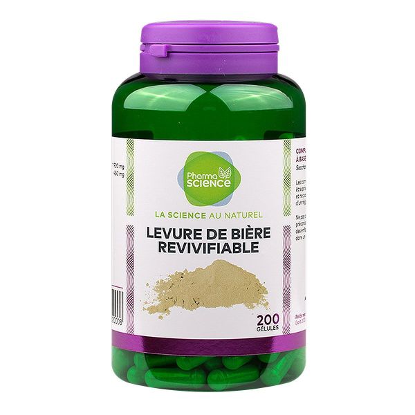 Levure de bière revivifiable 200 gélules