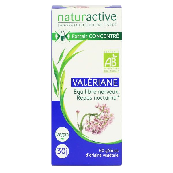 Valériane équilibre nerveux repos nocturne bio 60 gélules